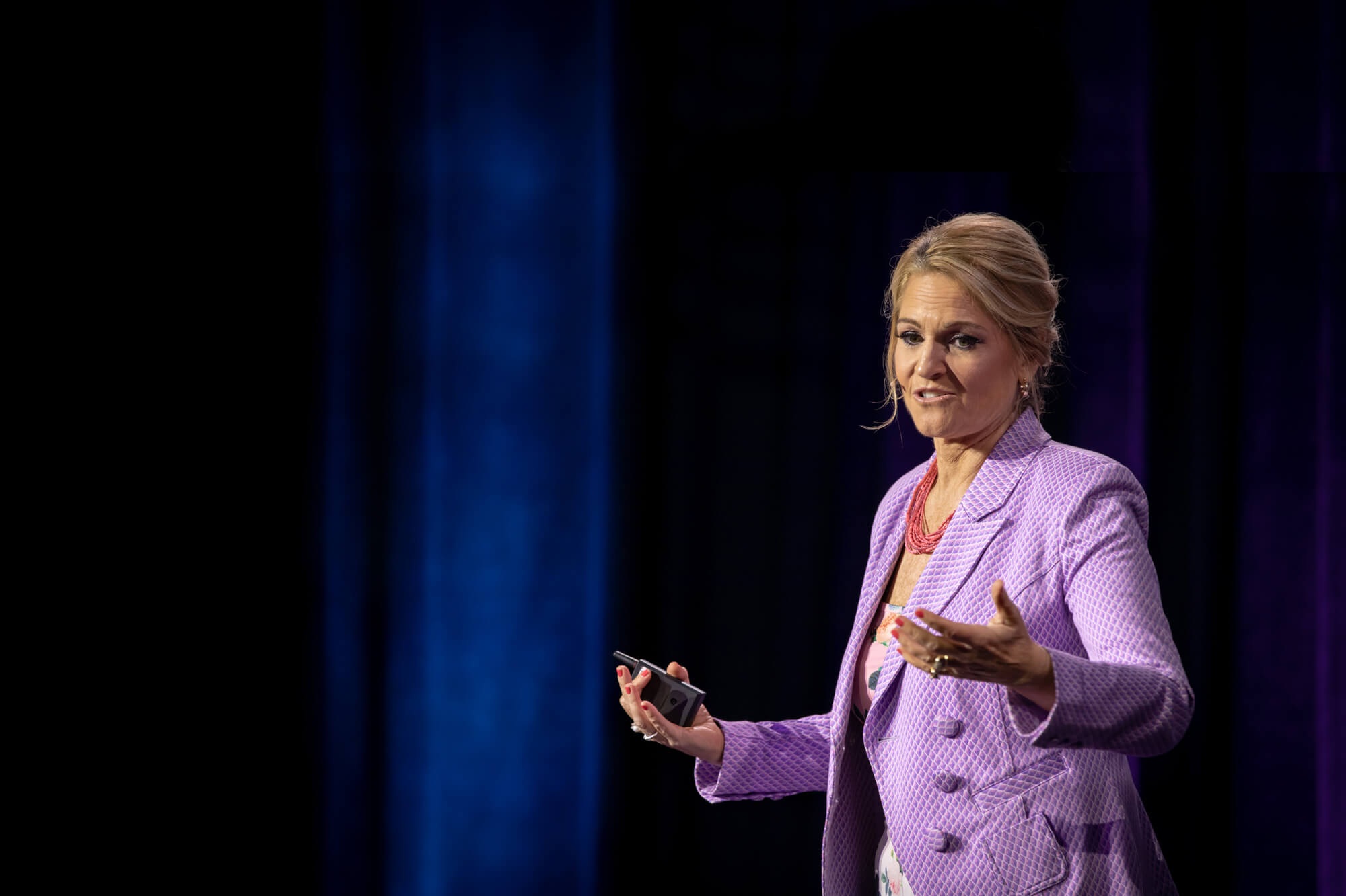 Marilyn Sherman on Stage talking