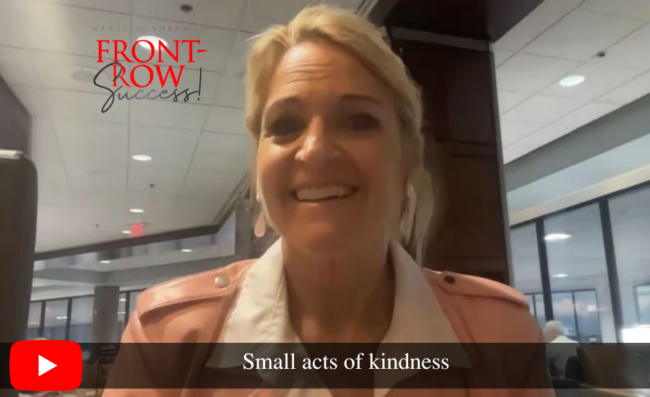 Small acts of kindness